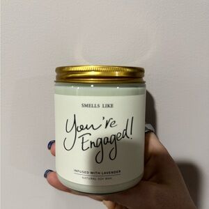 You're Engaged Lavender Candle